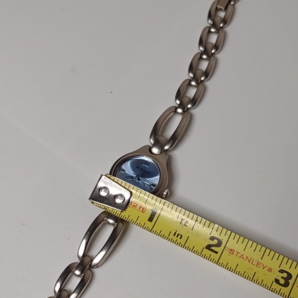 Silver Tone Metal And Blue Rumours Watch - Picture 11 of 14